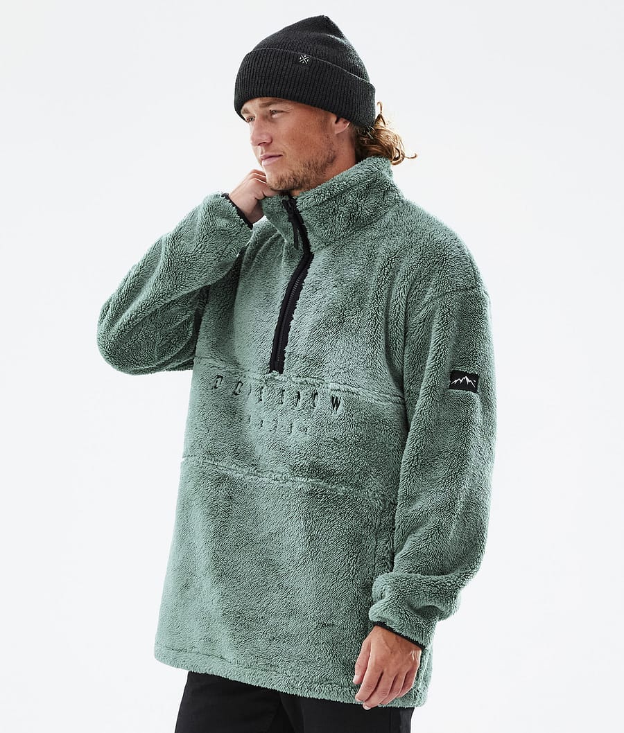 Pile 2022 Fleece Sweater Men Faded Green