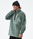 Pile 2022 フリースセーター メンズ Faded Green