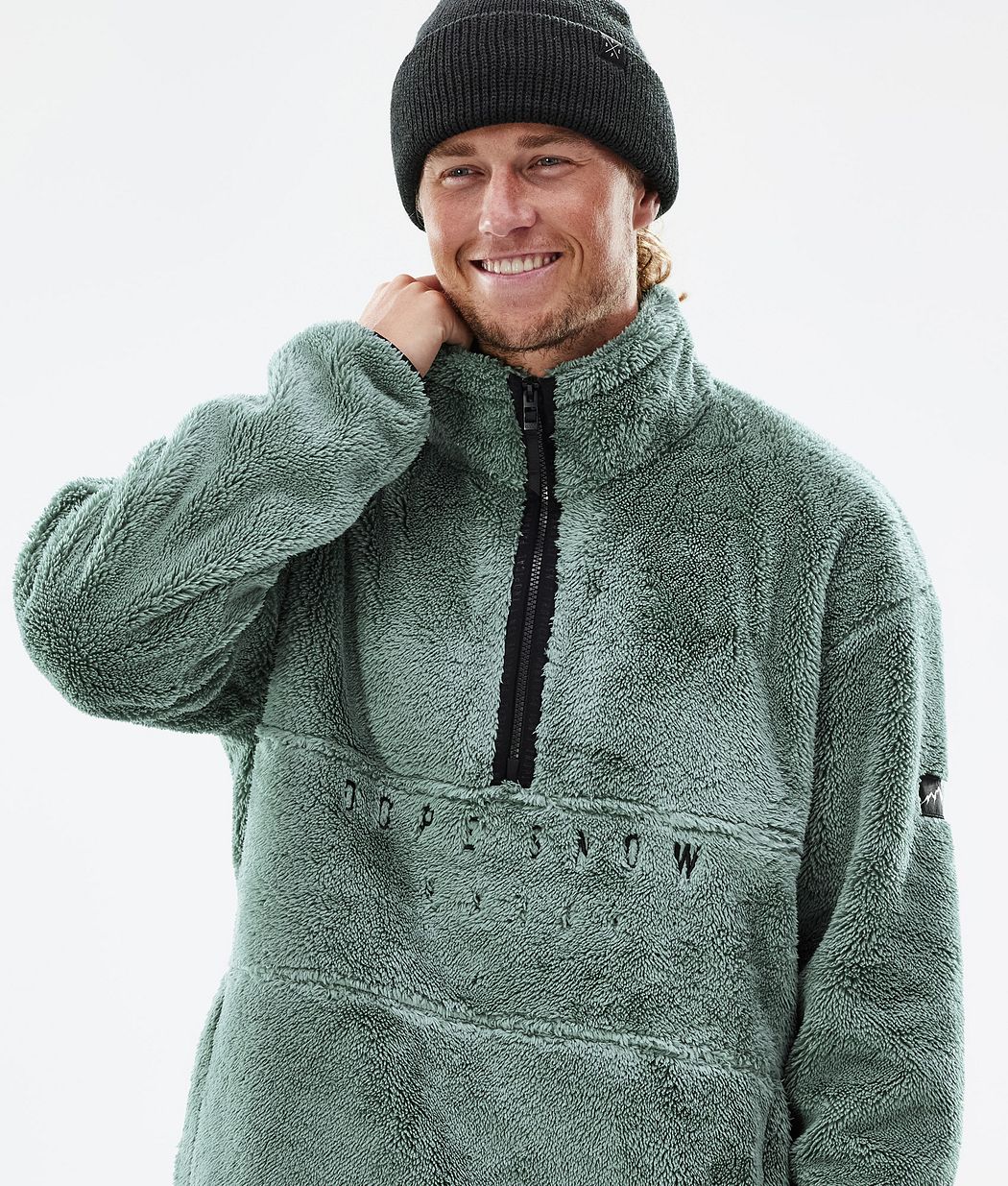 Pile 2022 Fleece Sweater Men Faded Green