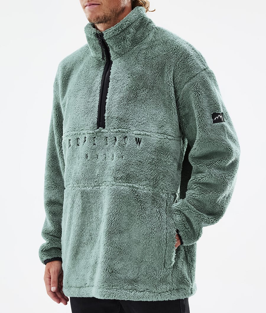 Pile 2022 Fleece Sweater Men Faded Green