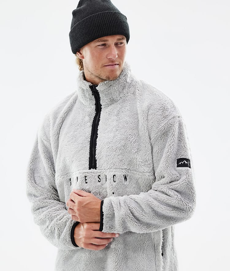 Pile 2022 Fleecepullover Herren Light Grey, Bild 2 von 9