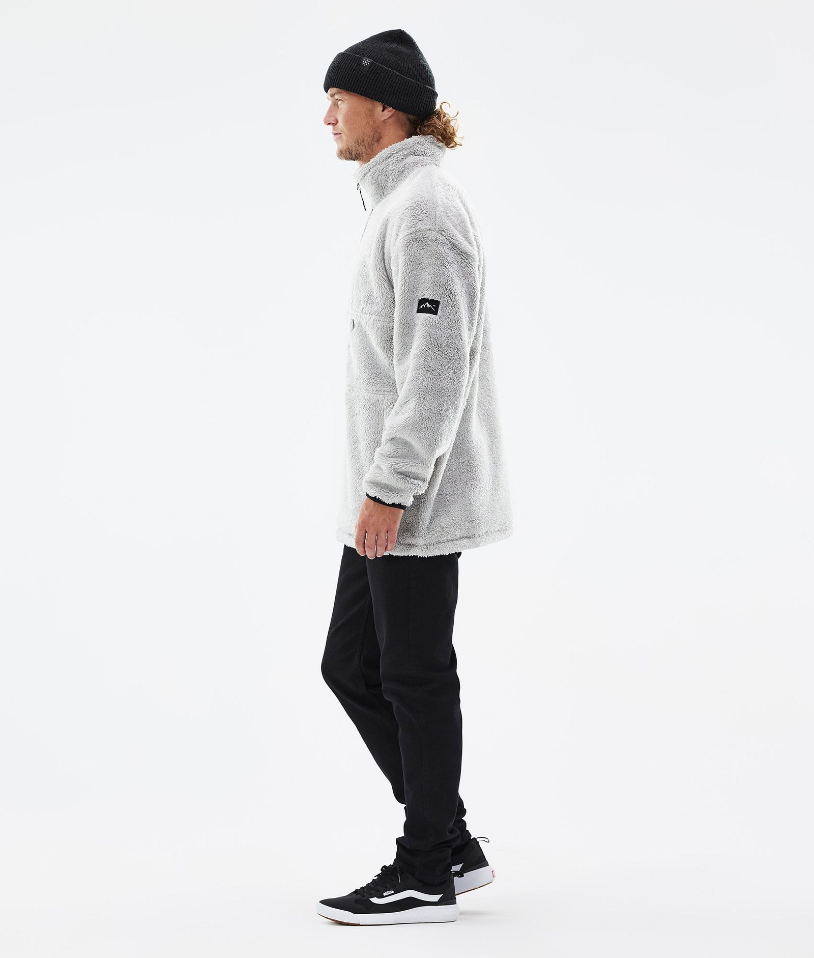 Pile 2022 Fleece Sweater Men Light Grey