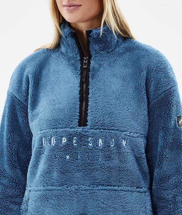 Pile W 2022 Fleecepullover Damen Blue Steel