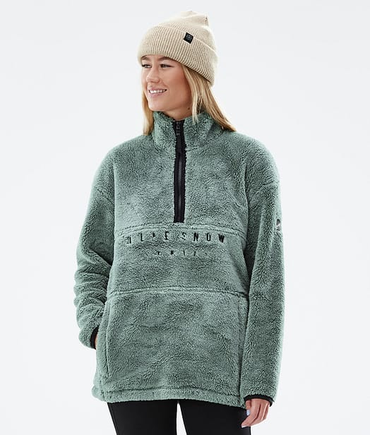 Pile W 2022 Sweat Polaire Femme Faded Green