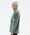 Pile W 2022 Fleece Sweater Women Faded Green