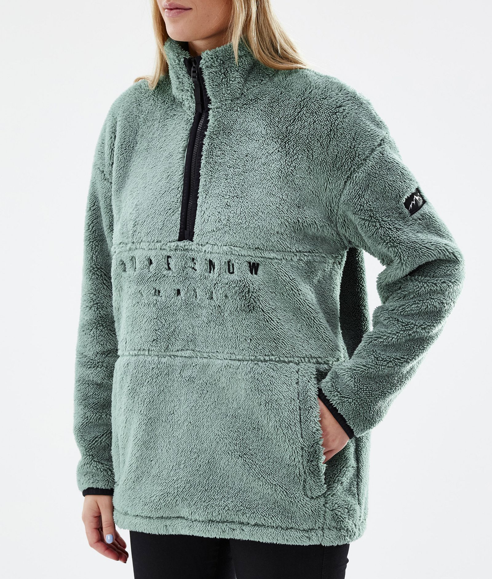 Pile W 2022 Sweat Polaire Femme Faded Green, Image 7 sur 8