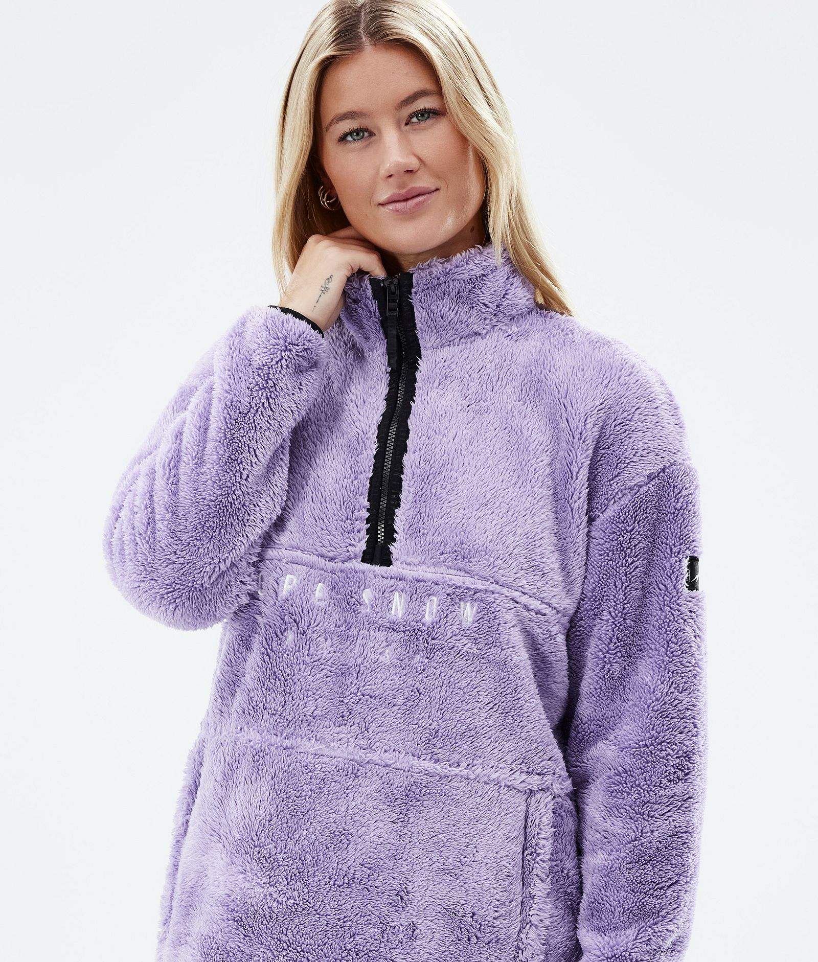 Pile W 2022 Fleece Sweater Women Faded Violet, Image 2 of 8