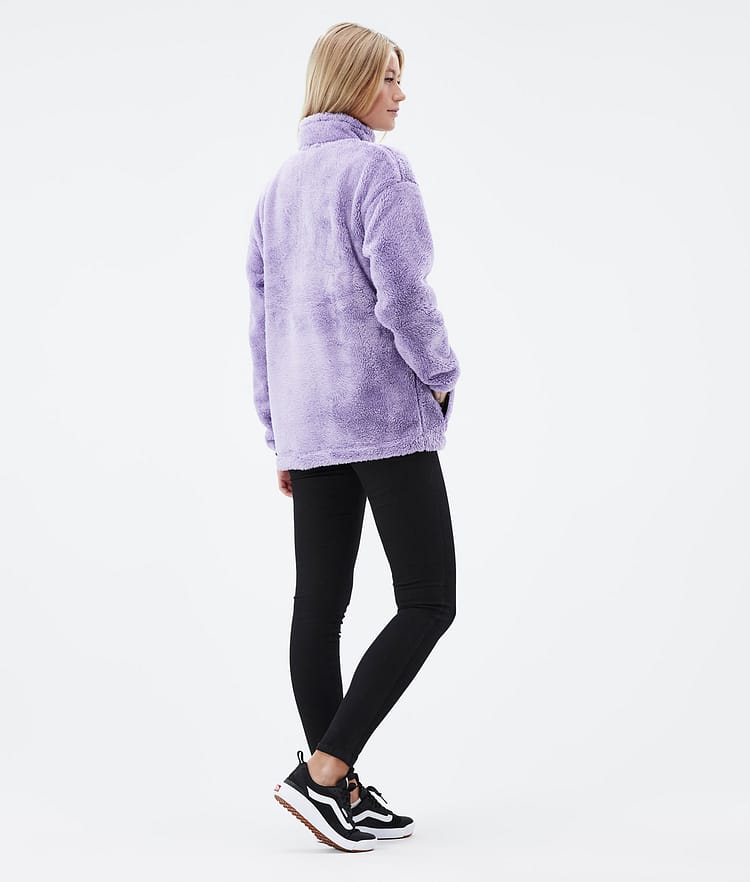 Pile W 2022 Fleecetrøje Dame Faded Violet, Billede 4 af 8