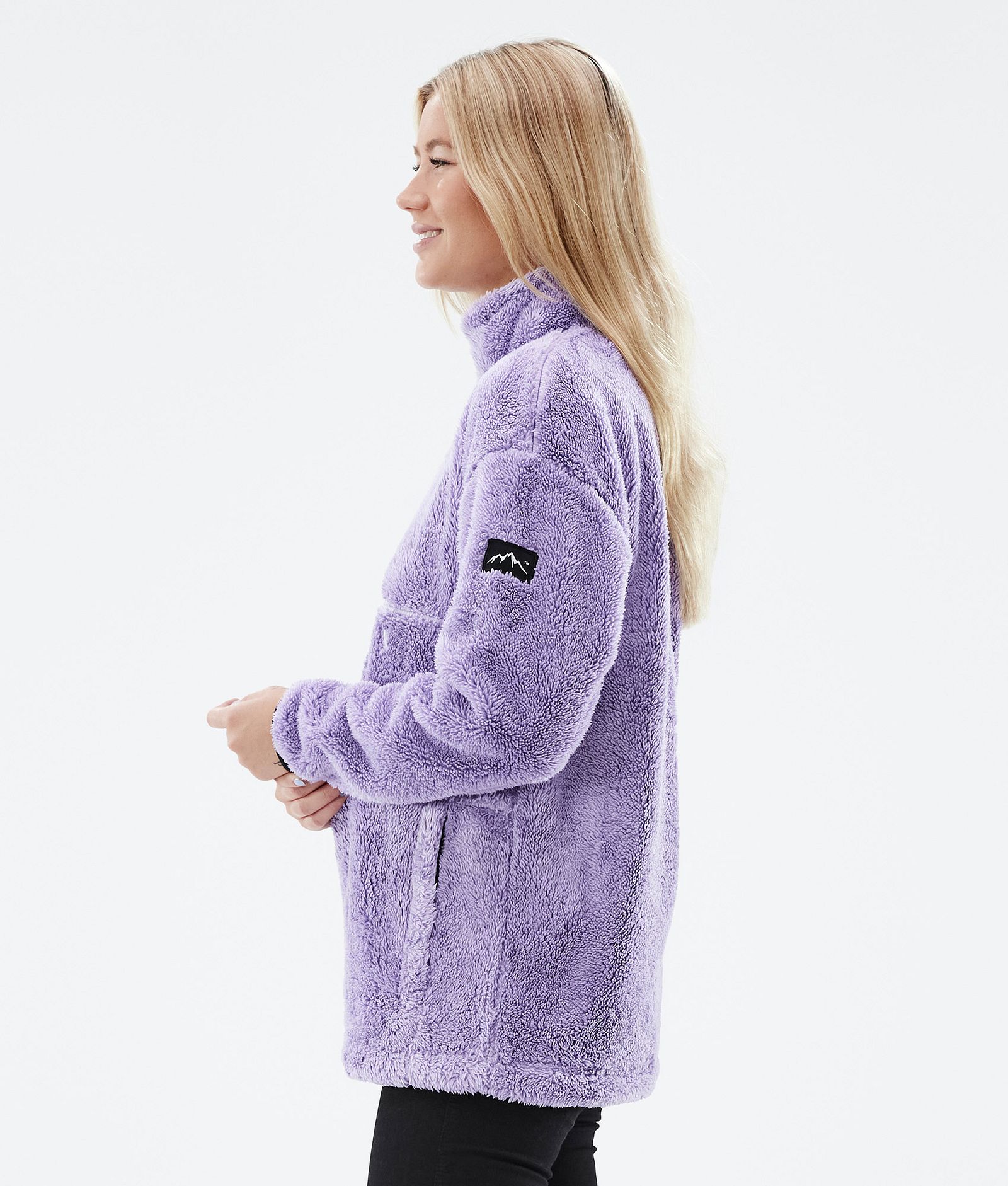 Pile W 2022 Felpa Pile Donna Faded Violet, Immagine 5 di 8