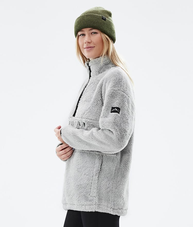 Pile W 2022 Fleece Sweater Women Light Grey