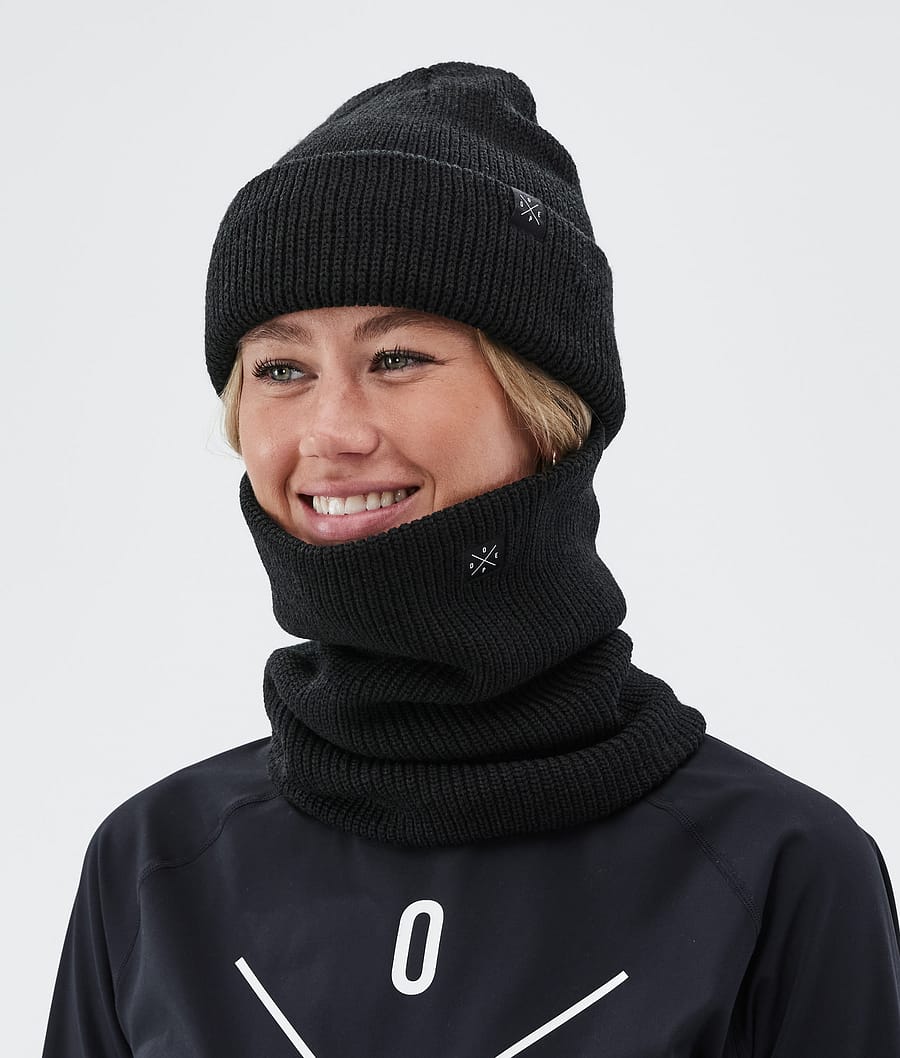 2X-UP Knitted Facemask Black