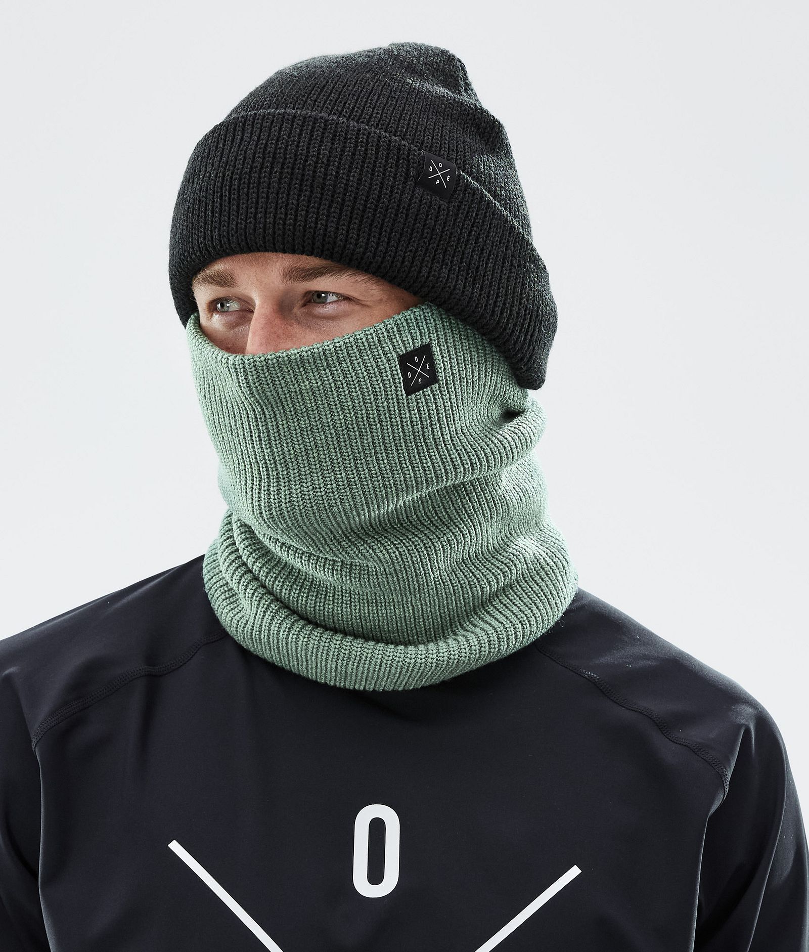 Dope 2X-UP Knitted 2022 Facemask Men Faded Green | Dopesnow.com