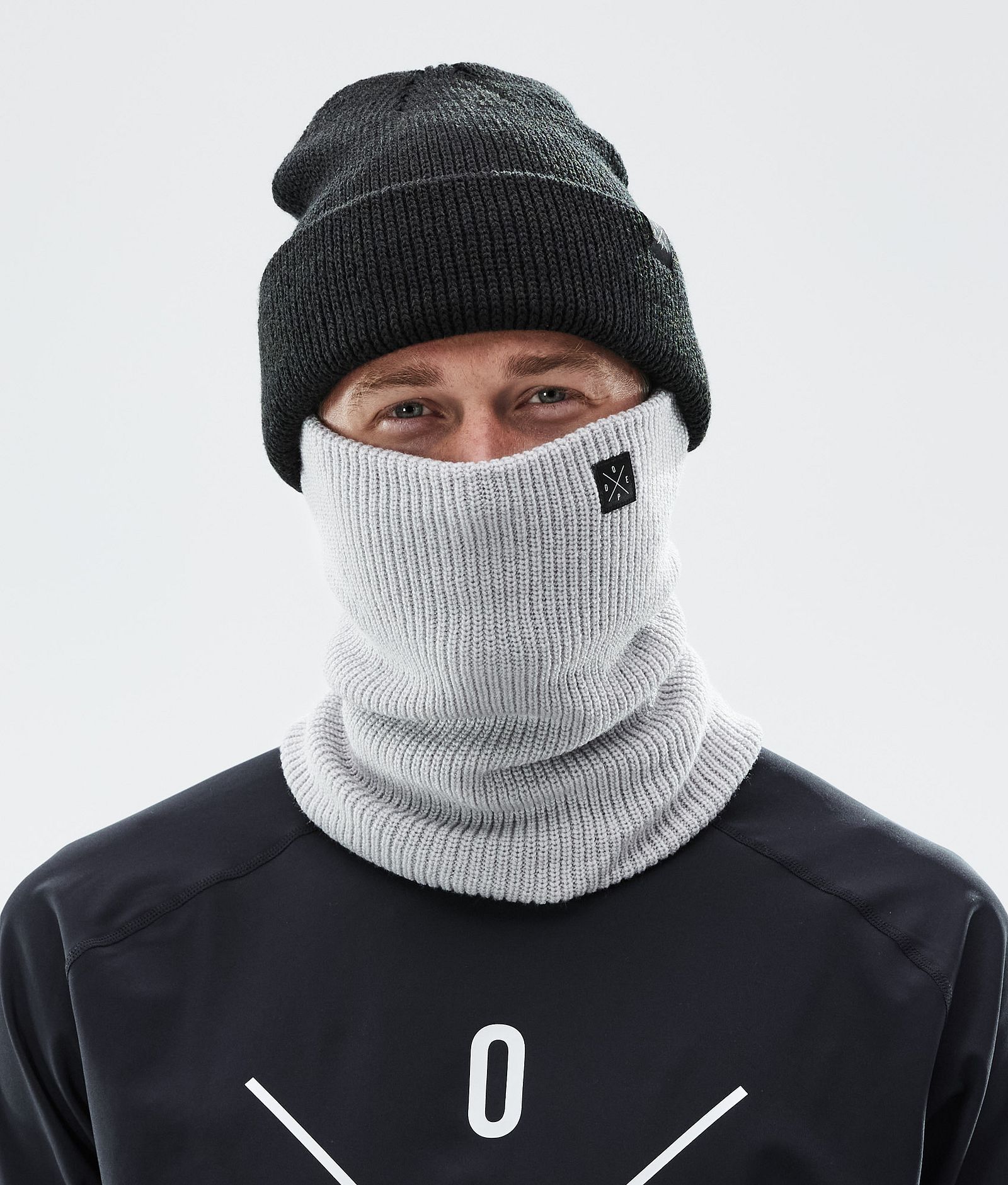 2X-UP Knitted 2022 Facemask Light Grey, Image 2 of 3
