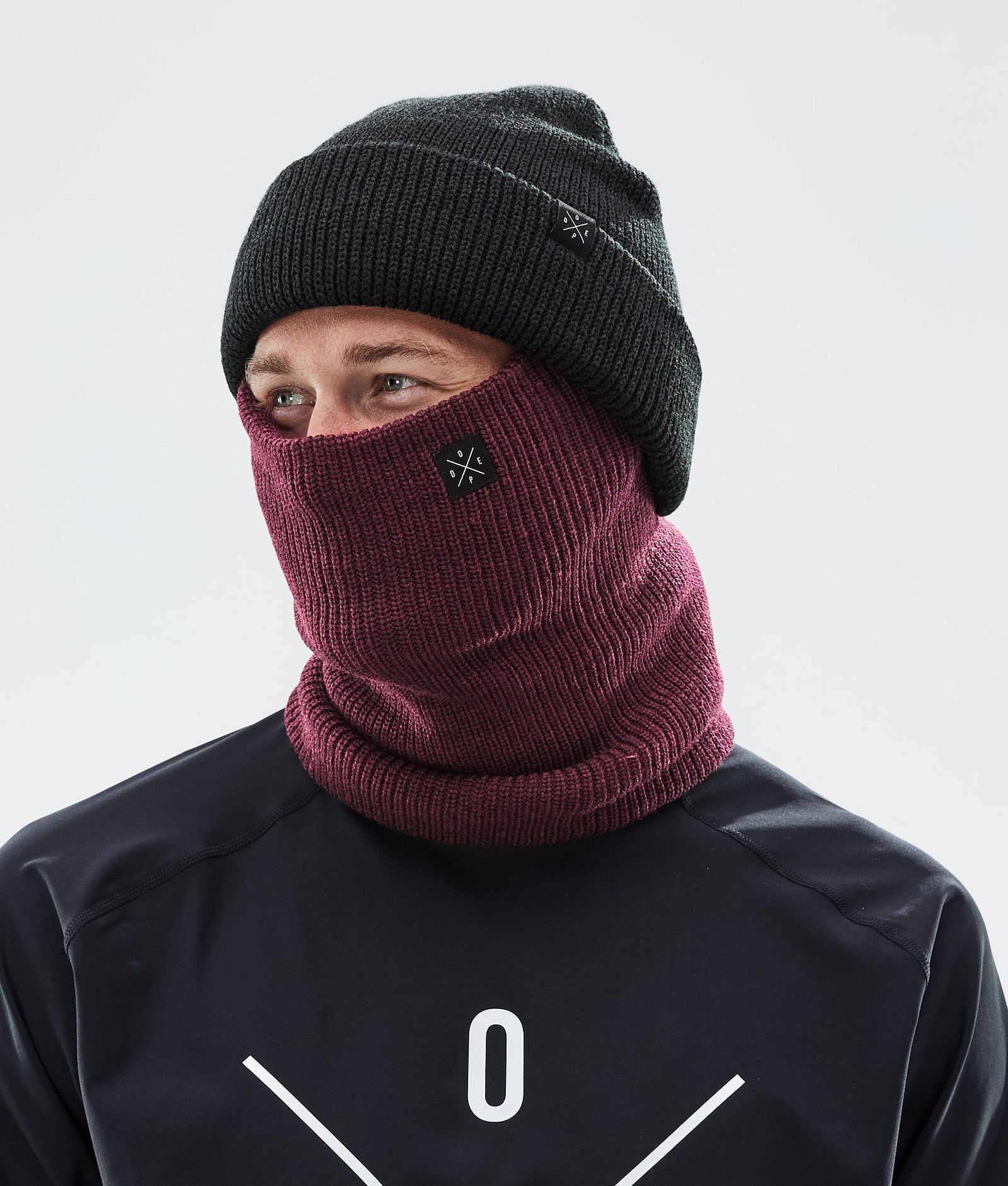 Dope 2X-UP Knitted 2022 Facemask Men Burgundy | Dopesnow.com