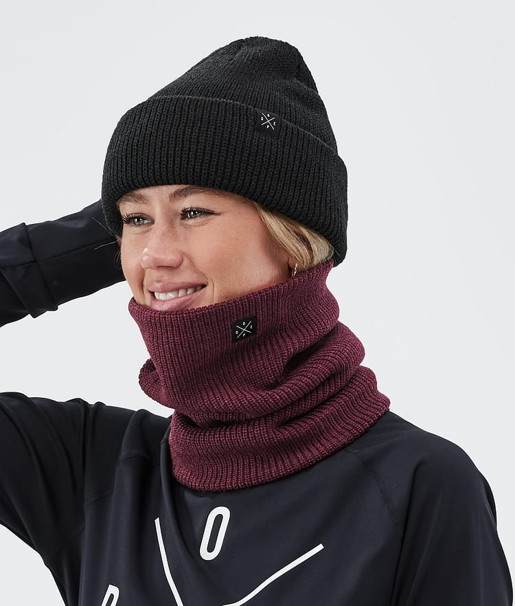 2X-UP Knitted 2022 Facemask Burgundy, Image 3 of 3