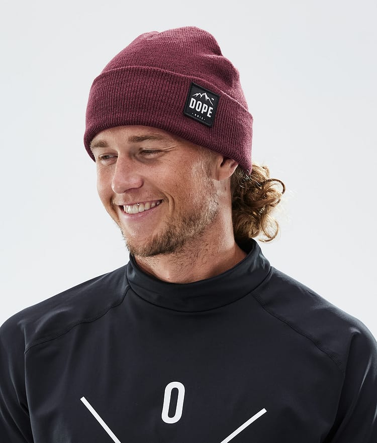 Paradise 22 Beanie Burgundy, Image 2 of 3