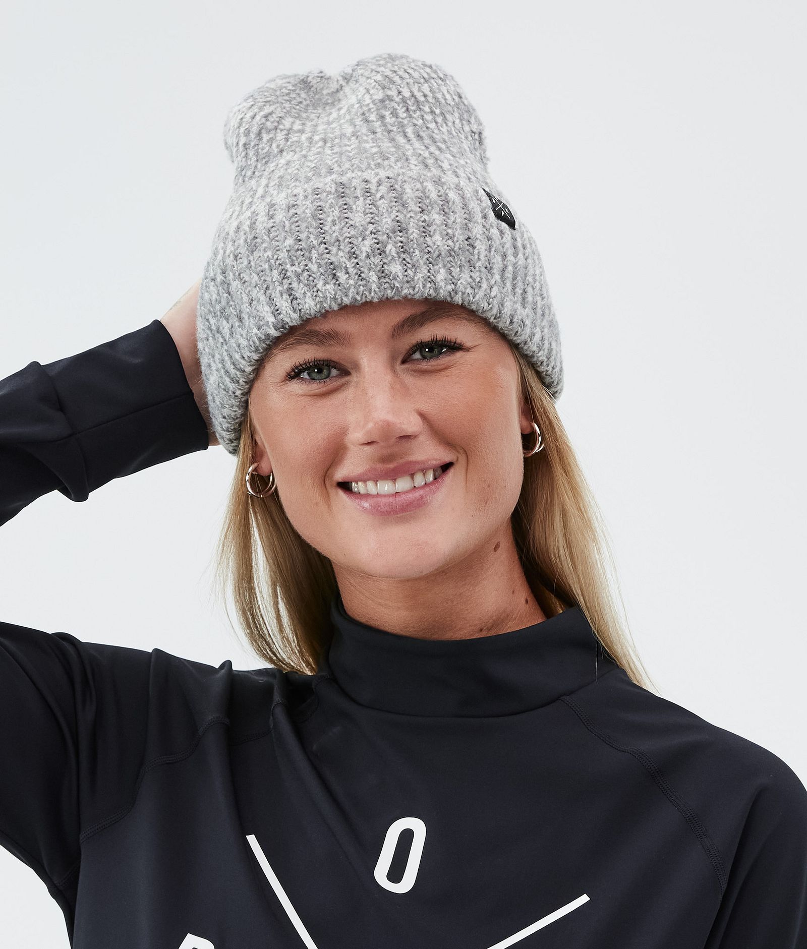 Chunky 2022 Beanie Grey Melange, Image 3 of 3