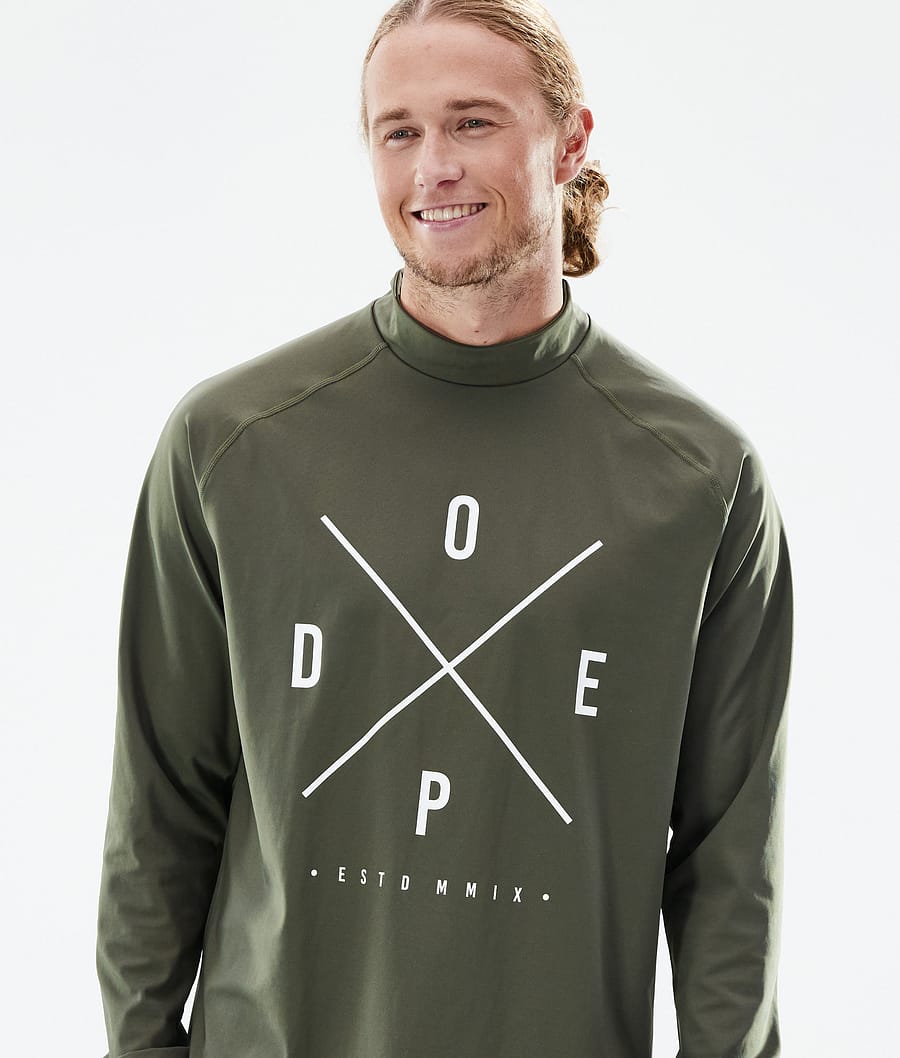 Snuggle 2022 Base Layer Top Men 2X-Up Olive Green