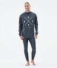 Snuggle 2022 Base Layer Top Men 2X-Up Metal Blue, Image 4 of 5