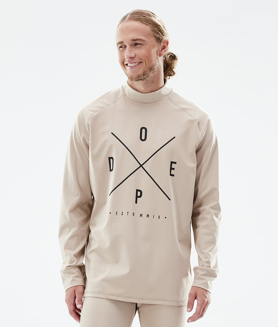 Snuggle Top Termiczny Mężczyźni 2X-Up Sand