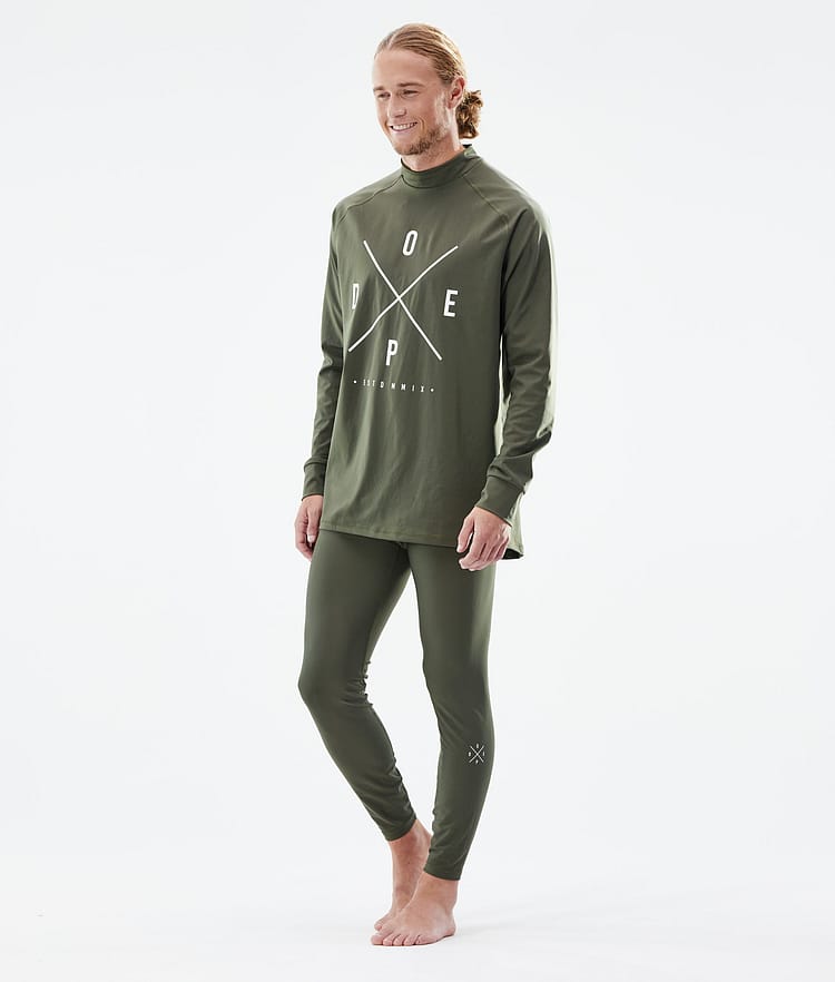 Snuggle 2022 Base Layer Pant Men 2X-Up Olive Green, Image 3 of 7