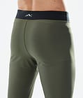 Snuggle 2022 Legginsy Termoaktywne Mężczyźni 2X-Up Olive Green, Zdjęcie 6 z 7