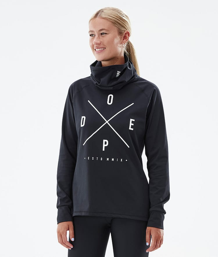 Snuggle W 22 Base Layer Top Women 2X-Up Black, Image 1 of 6