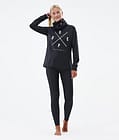 Snuggle W 2022 Base Layer Top Women 2X-Up Black, Image 4 of 6