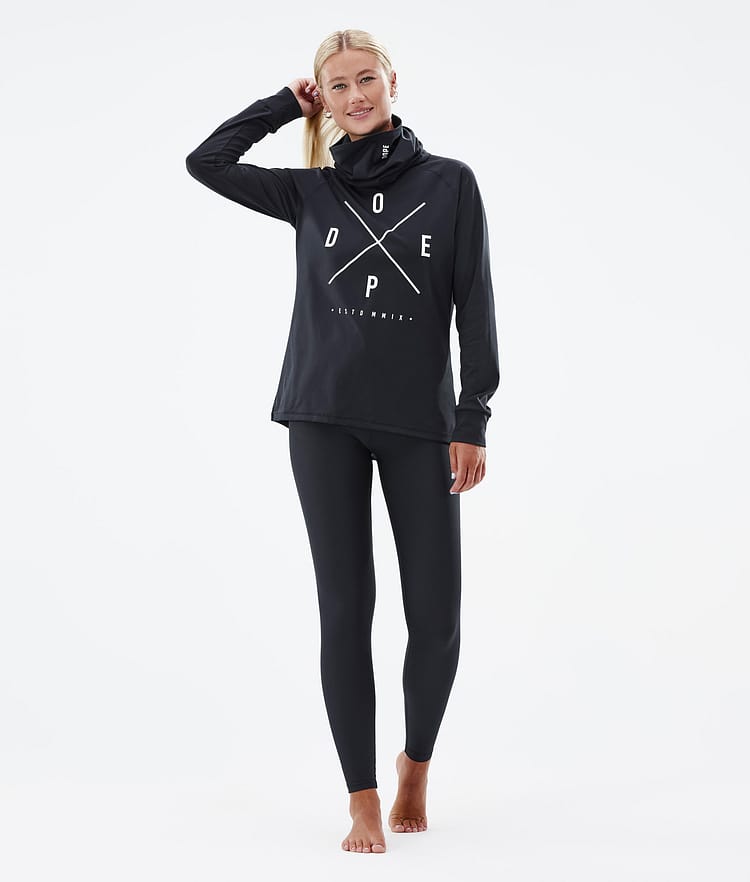 Snuggle W 2022 Base Layer Top Women 2X-Up Black, Image 4 of 6