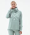 Snuggle W 22 Base Layer Top Women Faded Green
