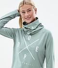 Snuggle W 2022 Base Layer Top Women 2X-Up Faded Green