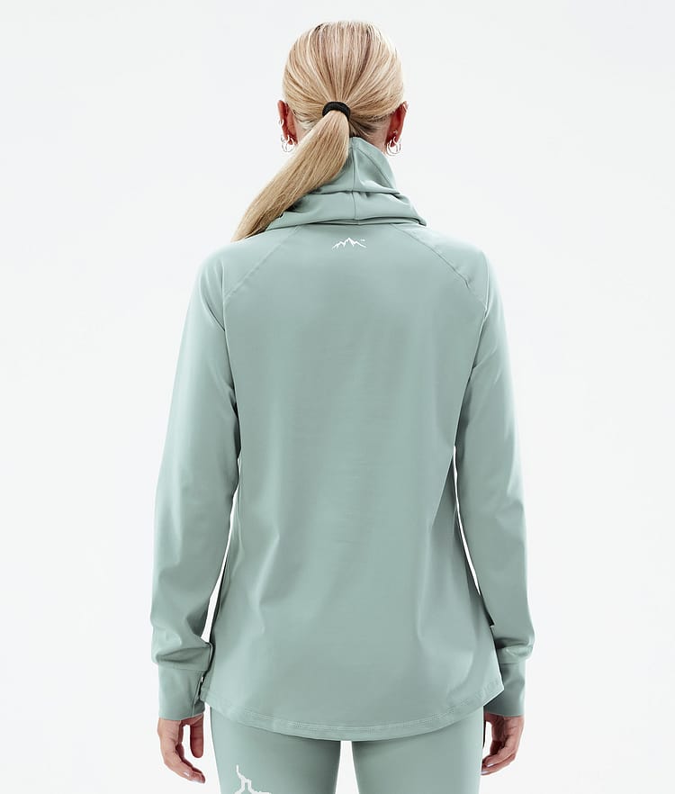 Snuggle W 22 Base Layer Top Women 2X-Up Faded Green, Image 3 of 6