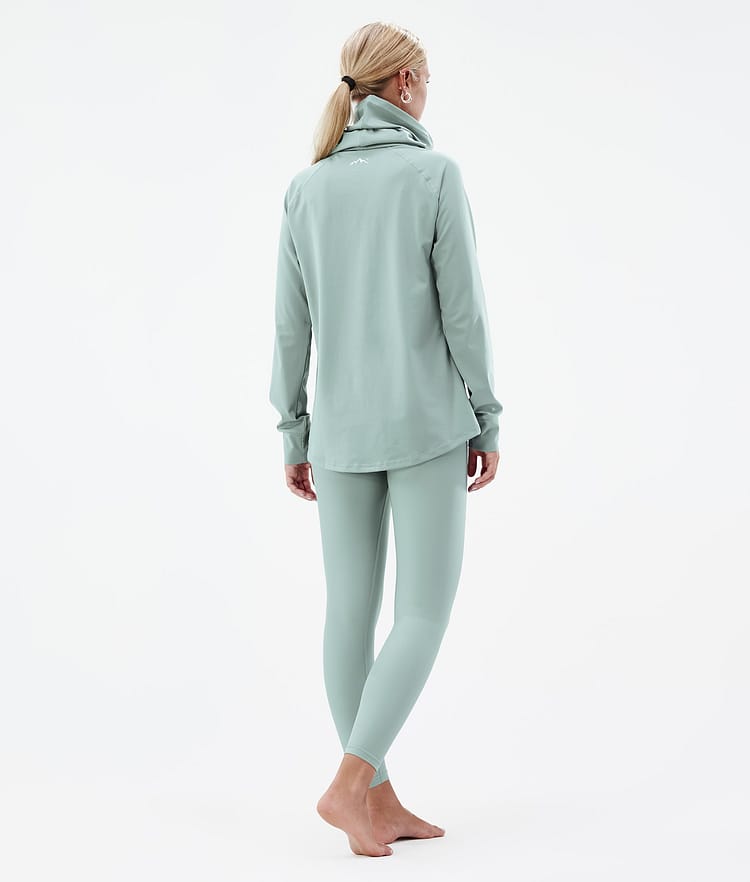 Snuggle W 2022 Base Layer Top Women 2X-Up Faded Green, Image 5 of 6