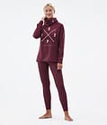 Snuggle W 2022 Base Layer Top Women 2X-Up Burgundy, Image 4 of 6