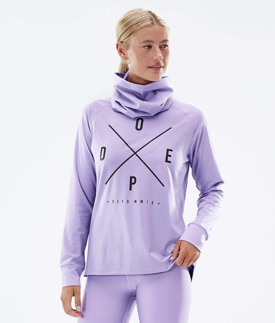 Snuggle W ベースレイヤートップ レディース 2X-Up Faded Violet