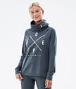 Snuggle W 22 Base Layer Top Women 2X-Up Metal Blue