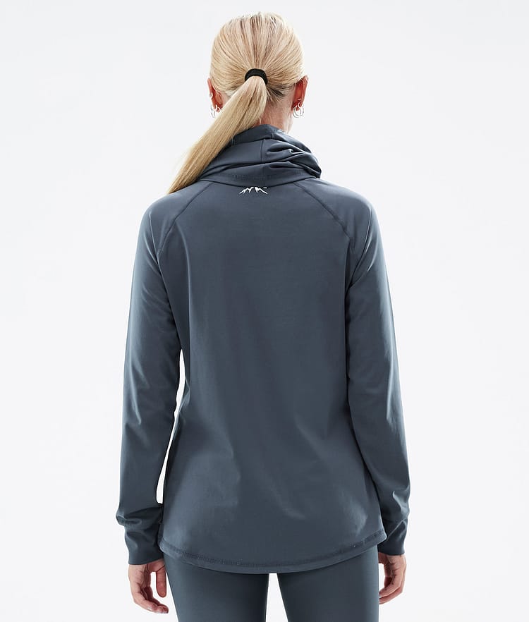Snuggle W 22 Base Layer Top Women 2X-Up Metal Blue, Image 3 of 6
