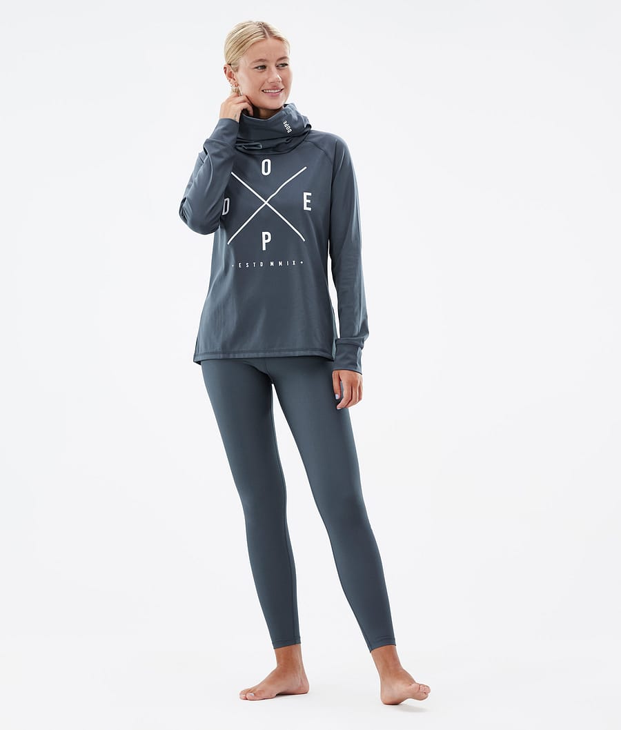 Snuggle W 2022 Base Layer Top Women 2X-Up Metal Blue