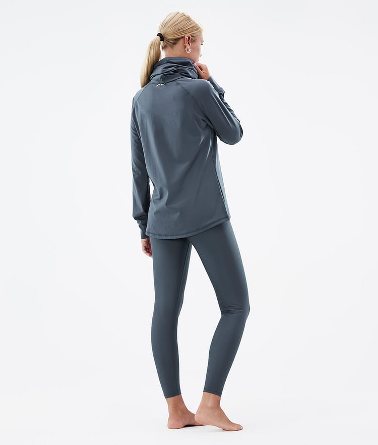 Snuggle W 22 Base Layer Top Women 2X-Up Metal Blue, Image 5 of 6