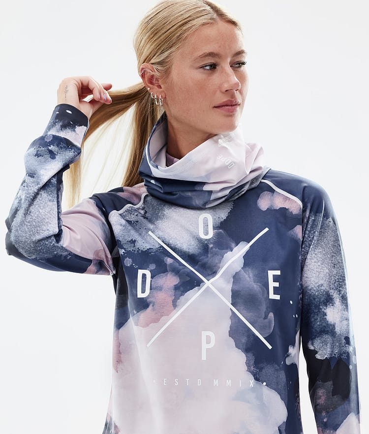 Snuggle W 2022 Baselayer top Dame 2X-Up Cumulus