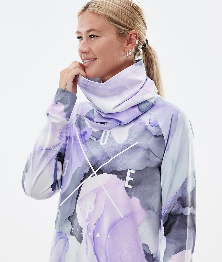 Snuggle W 2022 Base Layer Top Women 2X-Up Blot Violet, Image 2 of 6