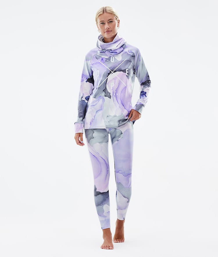 Snuggle W 2022 Base Layer Top Women 2X-Up Blot Violet, Image 4 of 6