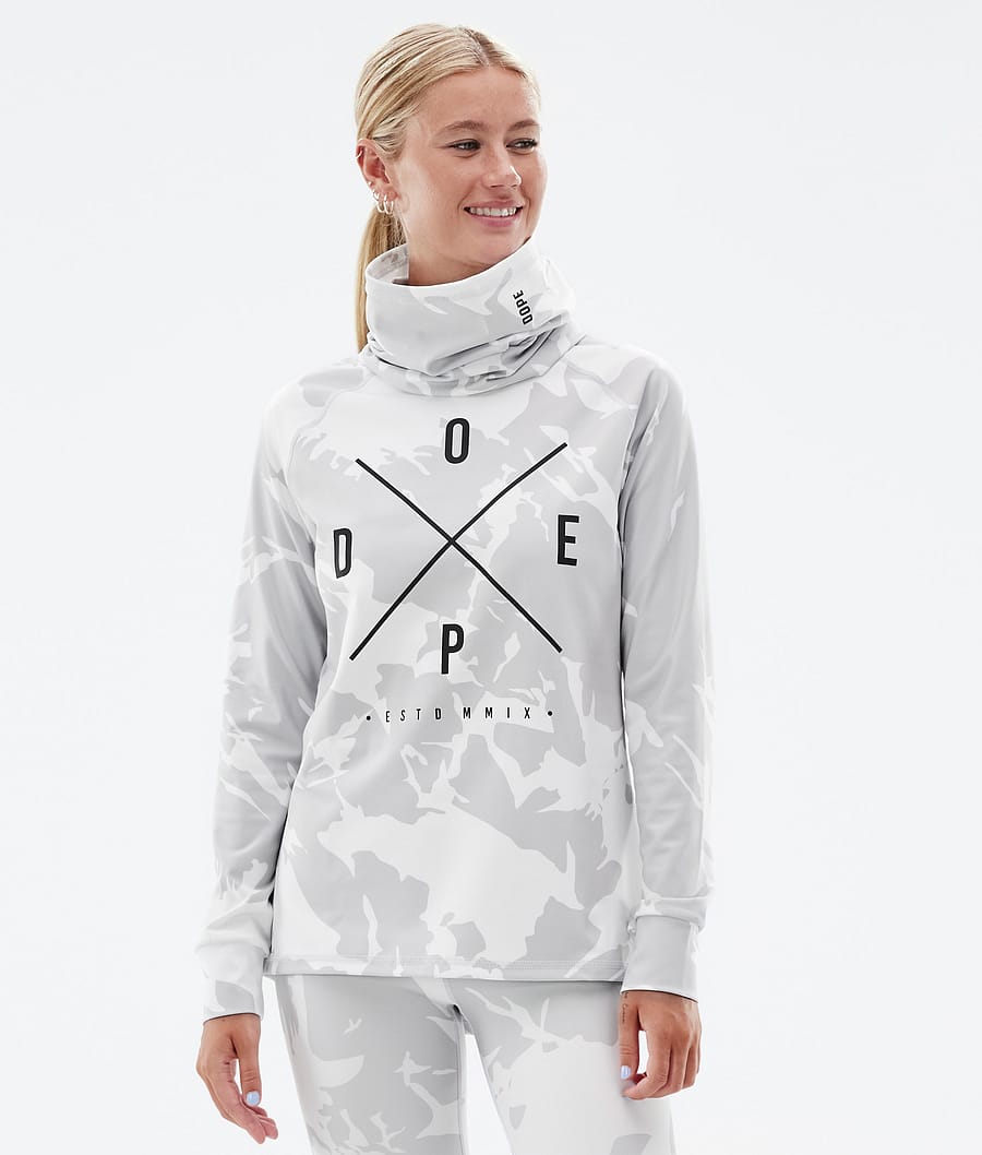 Snuggle W 2022 ベースレイヤートップ レディース 2X-Up Grey Camo