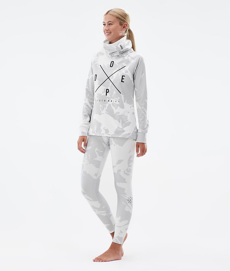 Snuggle W 2022 ベースレイヤートップ レディース 2X-Up Grey Camo, 画像4 / 6