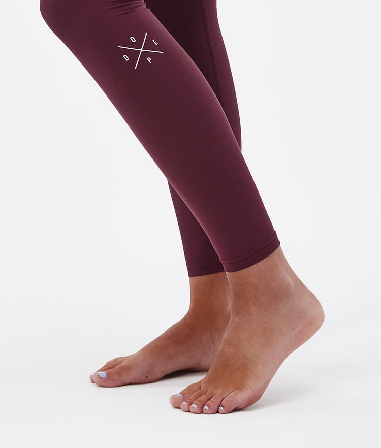 Snuggle W 2022 Base Layer Pant Women 2X-Up Burgundy, Image 7 of 7