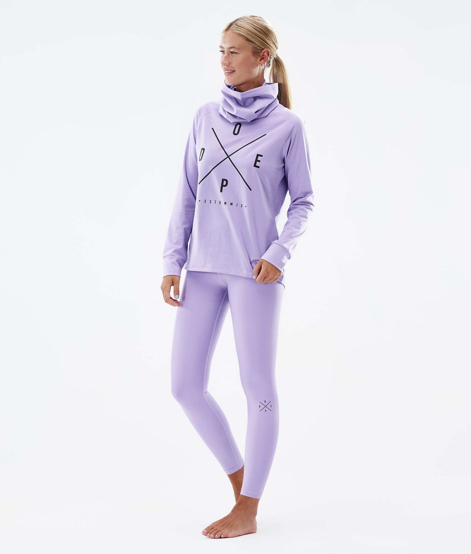 Snuggle W 2022 Base Layer Pant Women 2X-Up Faded Violet, Image 3 of 7