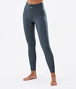 Snuggle W 2022 Baselayer tights Dame 2X-Up Metal Blue