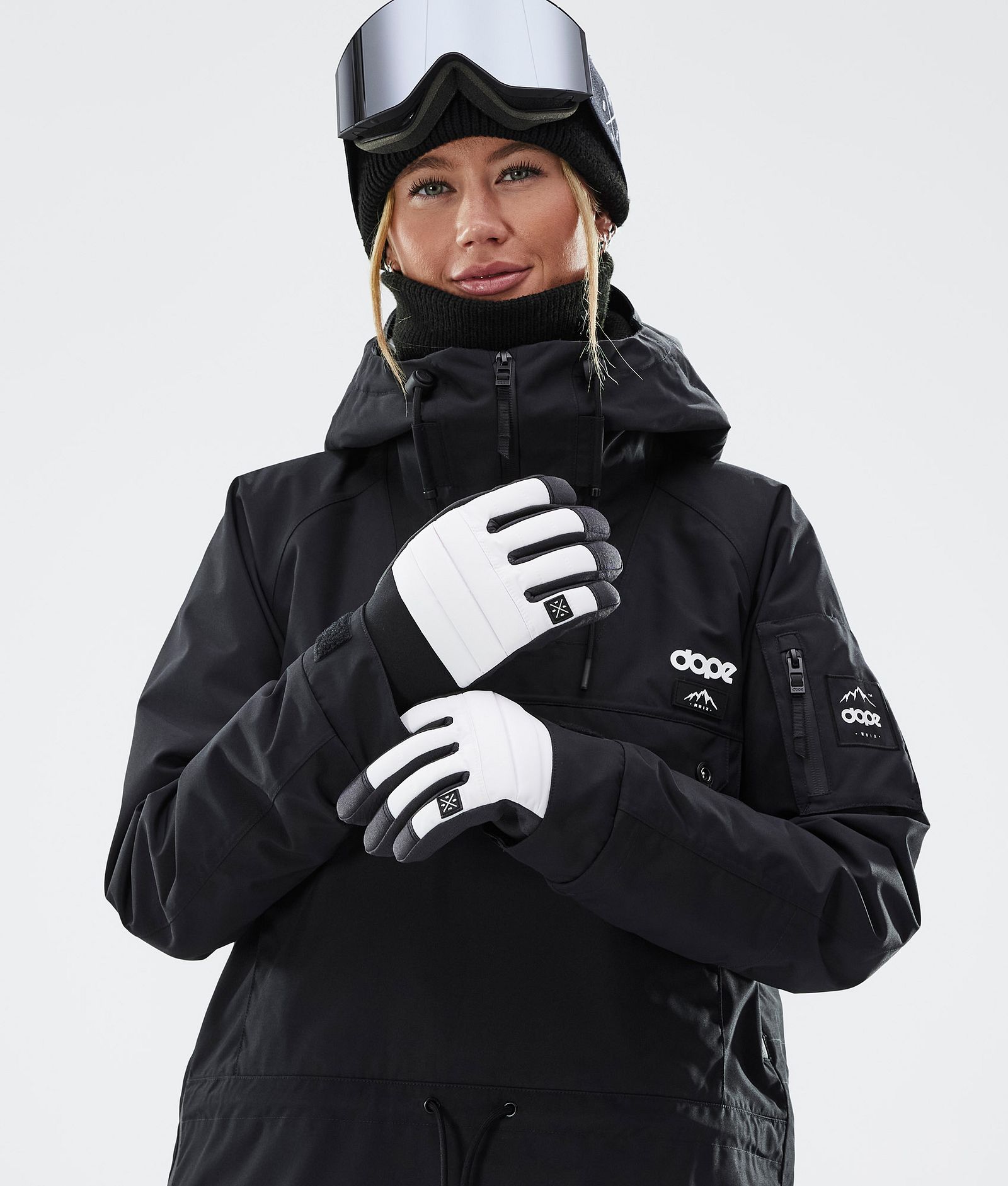 Ace 2022 Ski Gloves White, Image 3 of 5