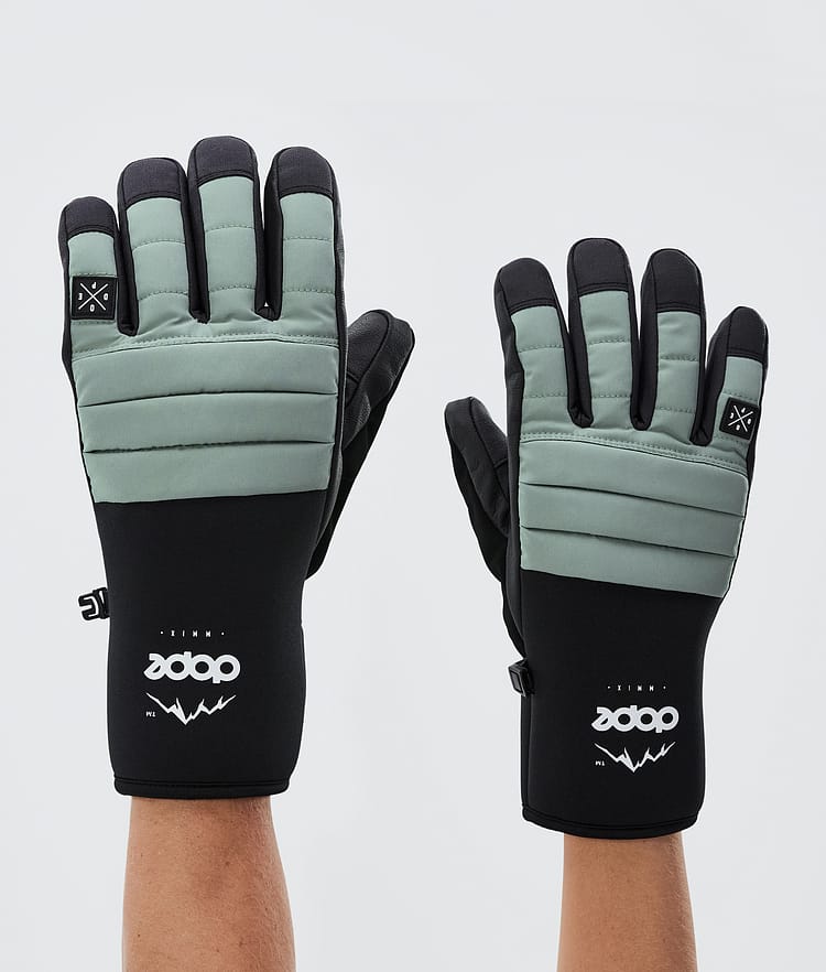 Ace 2022 Ski Gloves Faded Green