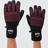 Dope Ace Ski Gloves Burgundy